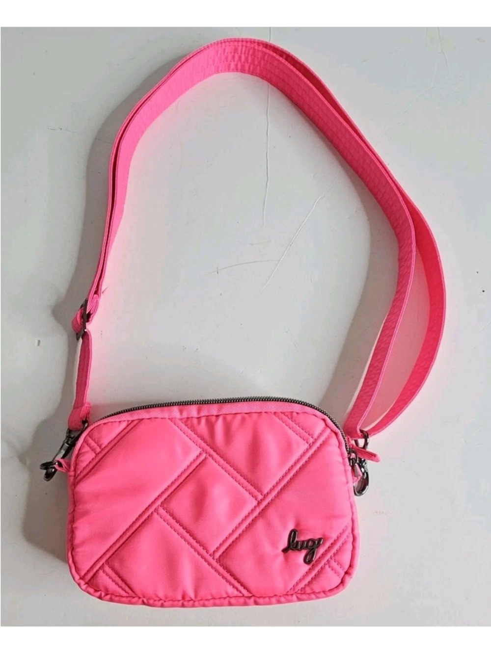 Lug Coupe SE Crossbody Bag Hot Pin RFID Protected Adjustable Strap NWOT